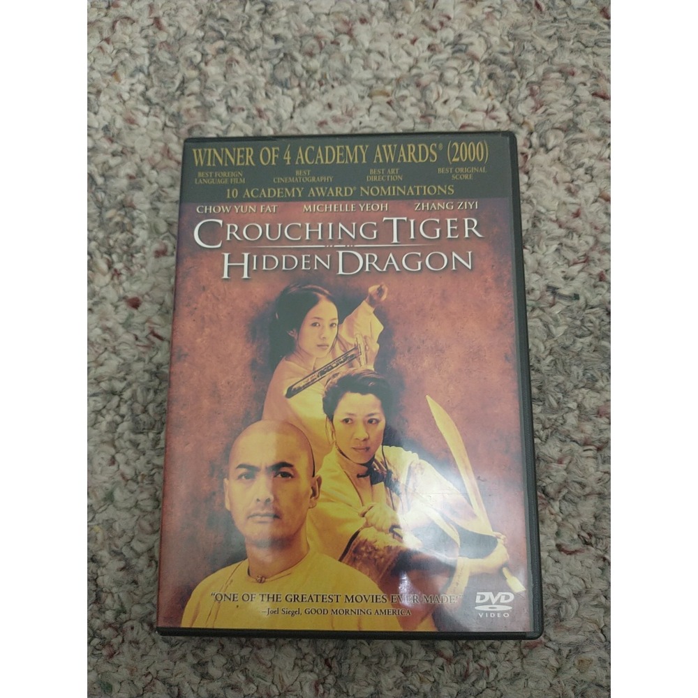 Crouching Tiger Hidden Dragon DVD 2000 Sony Pictures Ang Lee Martial Arts Movie
